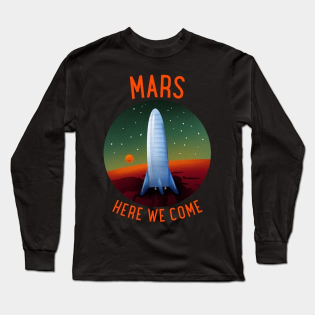 Mars Occupation Long Sleeve T-Shirt by NypeDype
